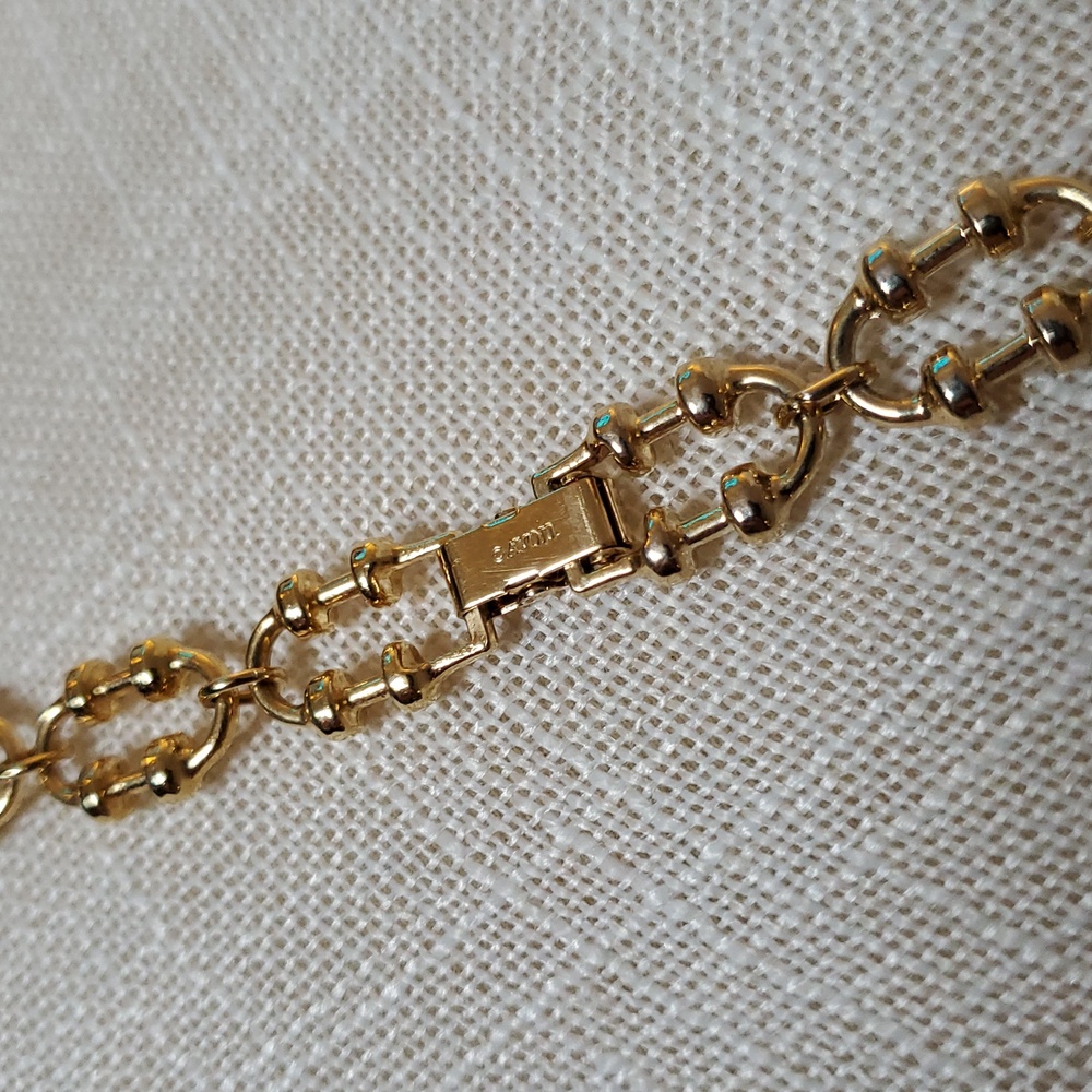 Vintage 1978 AVON Versitile Links Gold Chain Necklace and Bracelet Set - Picture 8 of 8